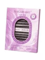 Черные ресницы 50-60D, 280 готовых пучков