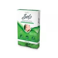 Восковые полоски ITALWAX Solo с алоэ-вера (для лица) уп. 12 шт. + салфетки