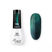 Гель-лак TNL - кошачий глаз 10D №01 - голубой аквамарин (7  мл.)