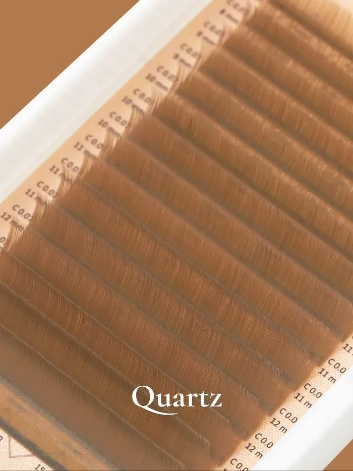 Ресницы коричневые BARBARA QUARTZ микс