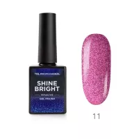 Гель-лак Shine bright светоотражающий №11 - Малиновый закат, TNL Professional, 10 мл