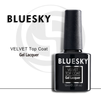 BlueSky, Топ для гель-лака матовый Velvet, 10 мл