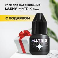 Черный клей LASHY "Matrix", 5 мл с подарками