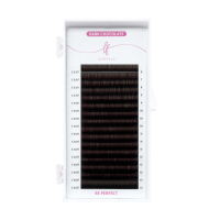 Коричневые ресницы lashfeya Dark Chocolate MIX 16 линий